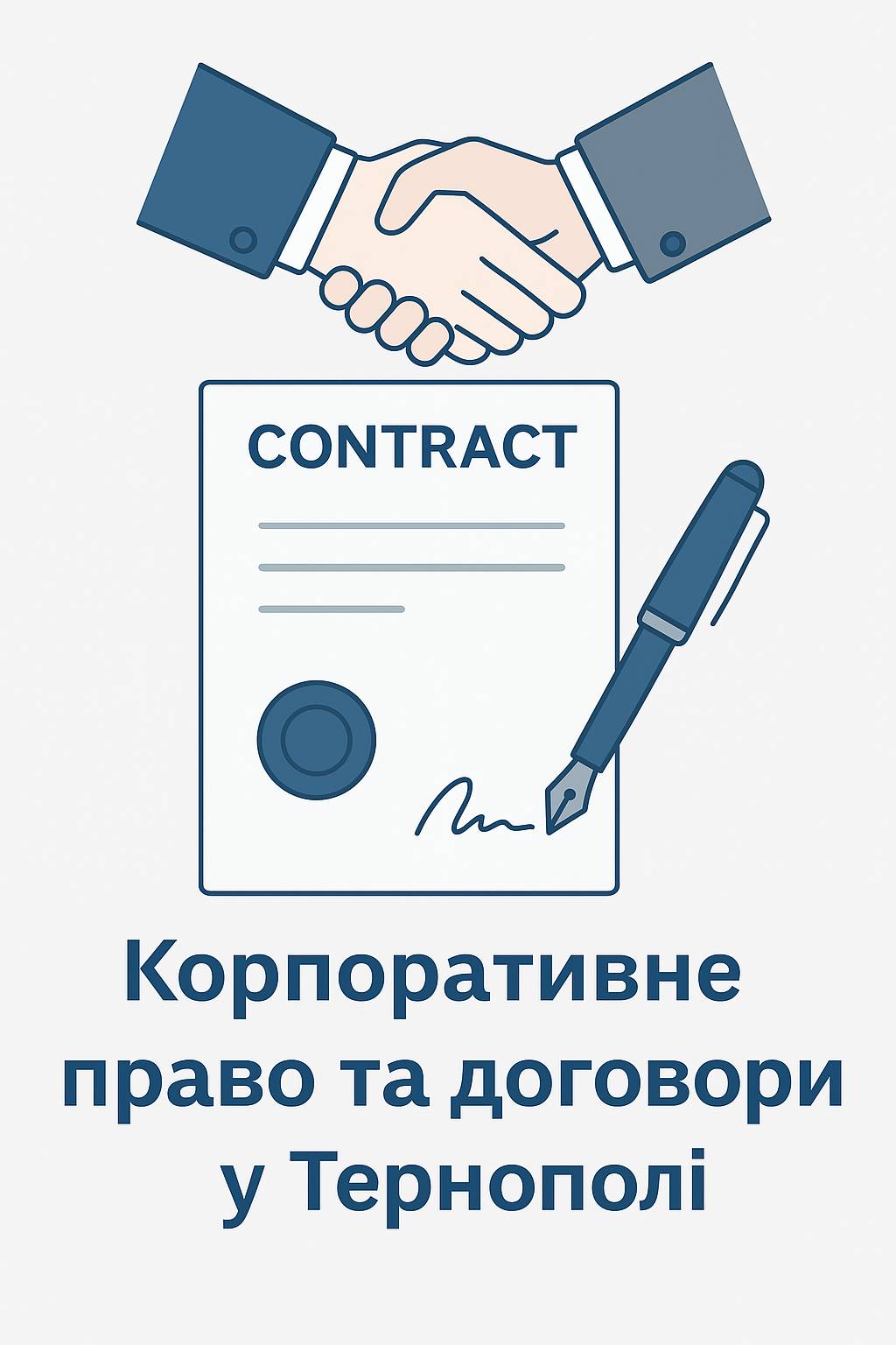 Корпоративний юрист Тернопіль – складання договорів, аналіз угод та вирішення корпоративних спорів