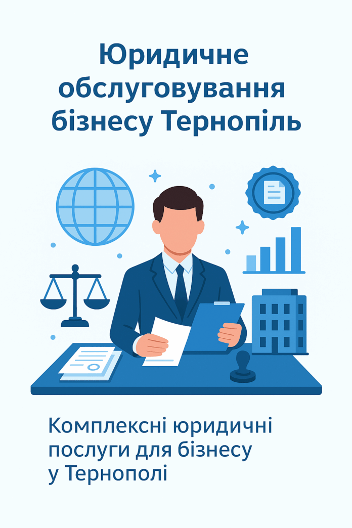 Юридичне обслуговування бізнесу Тернопіль – повний супровід компаній і підприємців